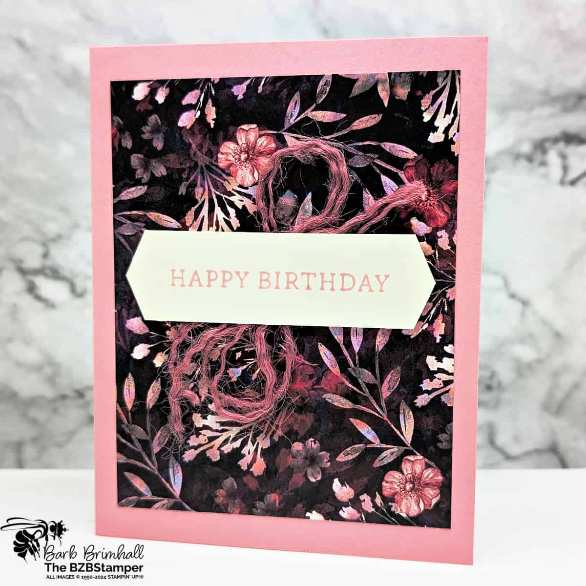 5 Minute Birthday Card using Holiday Card Sketch 4