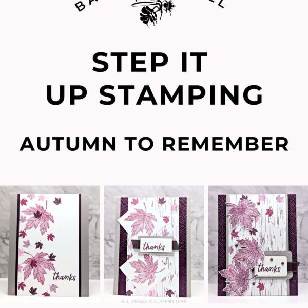 Autumn To Remember Step It Up Stamping Instructions