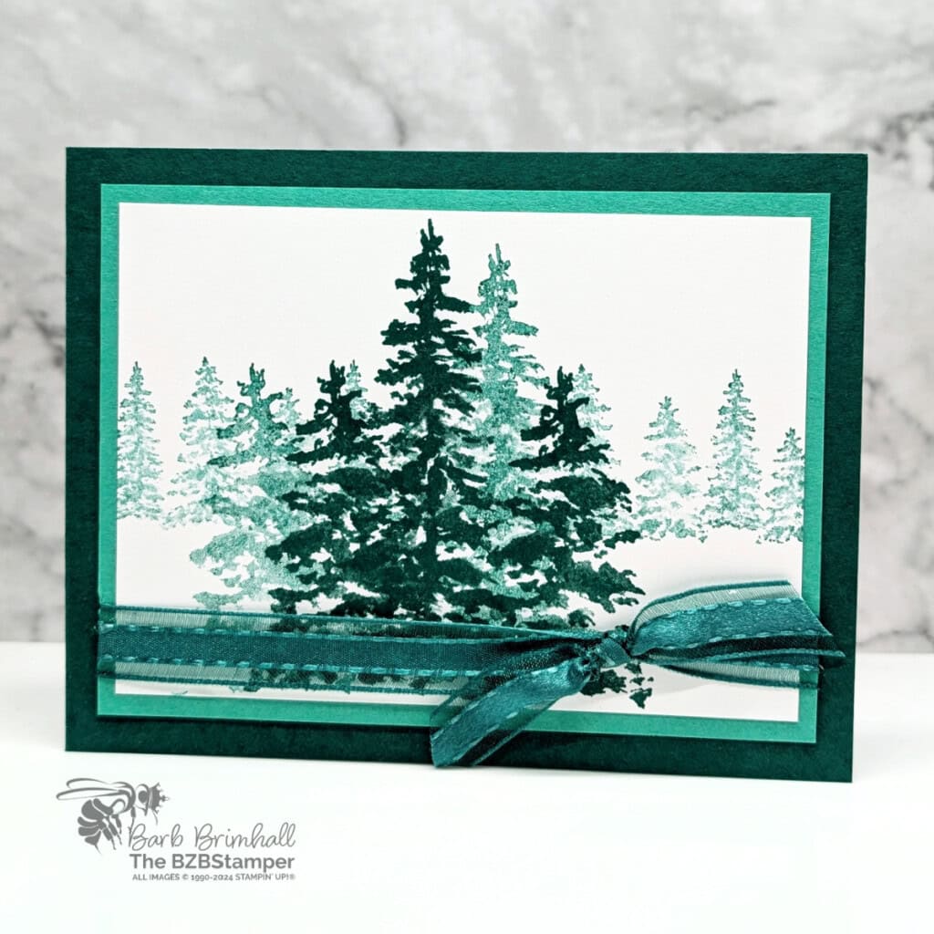 111024 stampin up peaceful evergreens sius 1bb