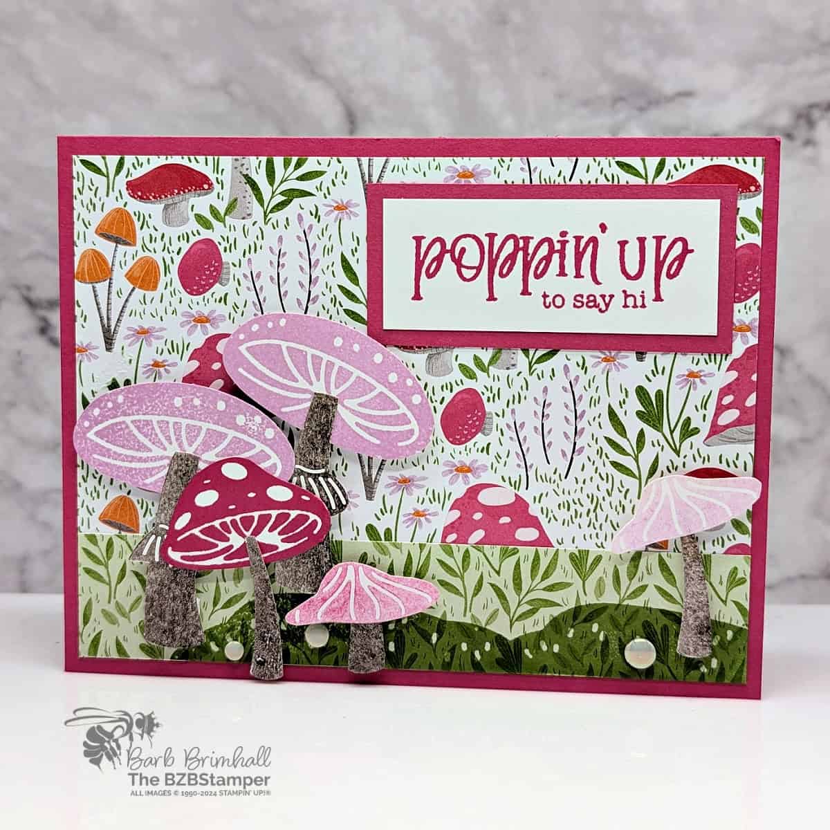 3 Cards Using The Terrific Toadstools Bundle