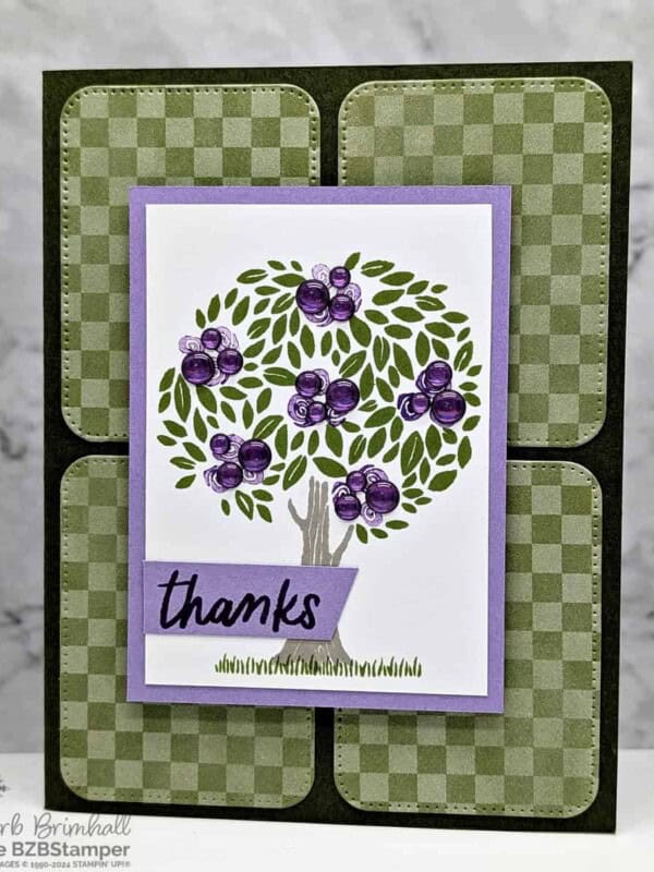 Thank You Card using the Pick A Season Stamp Set