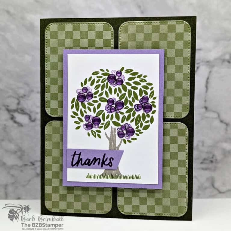 Thank You Card using the Pick A Season Stamp Set