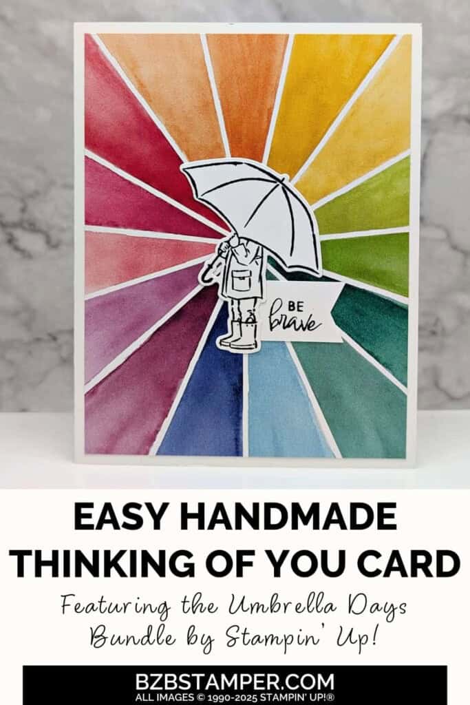 Stampin' Up! Umbrella Days Bundle Encouragement Card - Barb Brimhall ...