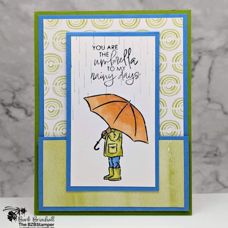 Fun Fold with the Umbrella Days Stamp Set 1 Fun Fold with the Umbrella Days Stamp Set