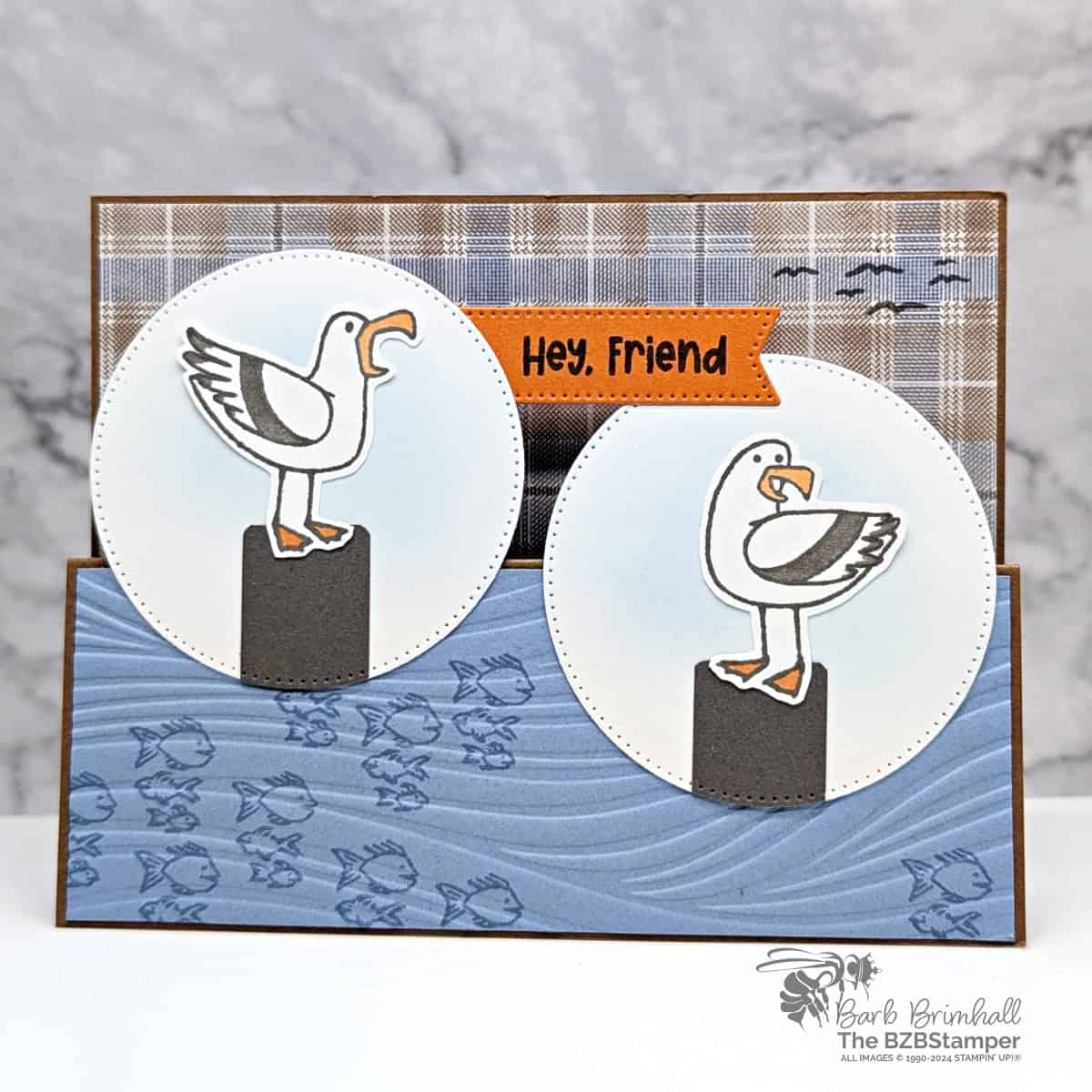 3 Cards using the Friendly Seagulls Stamp Set