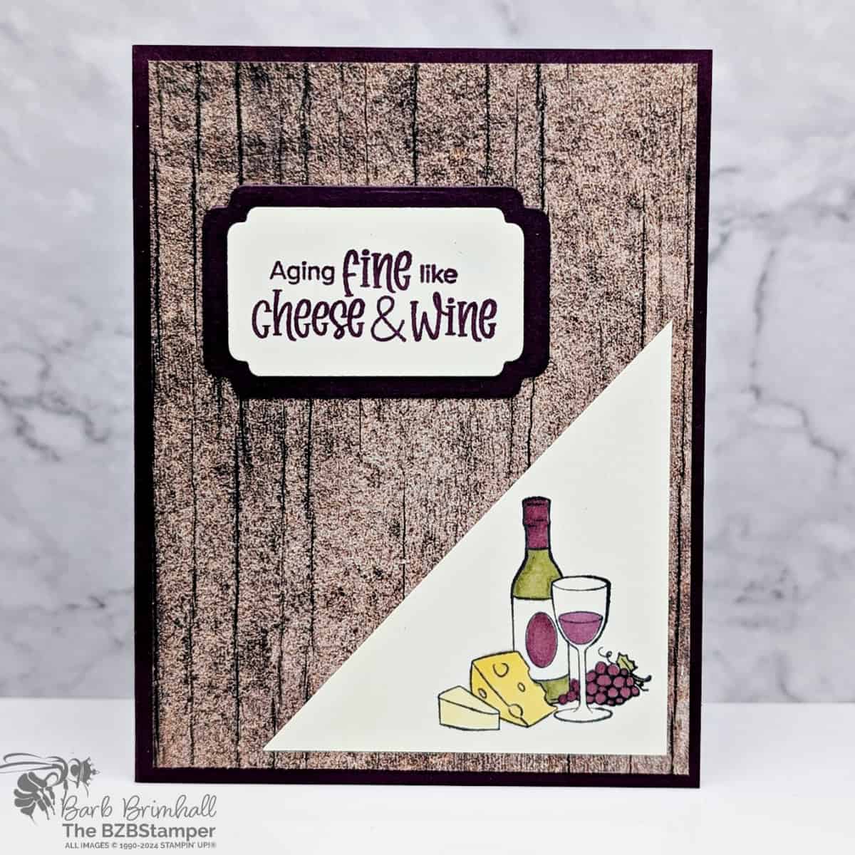 Fun Birthday Card Using the One More Year Stamp Set