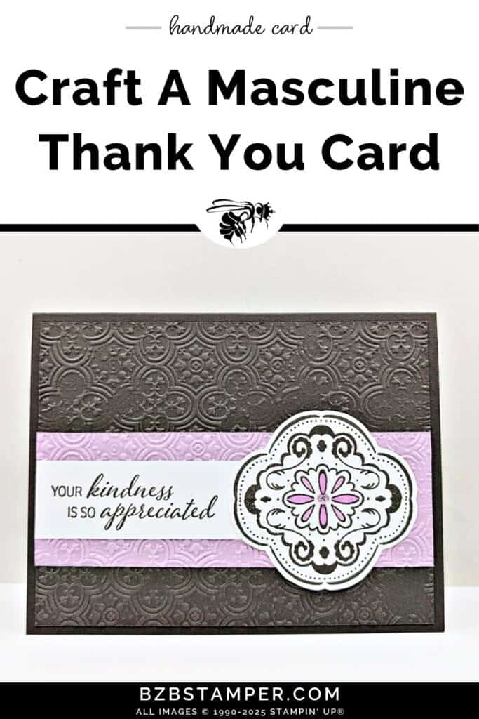 Thank You Card featuring the Tiled Techniques Stamps - Barb Brimhall ...