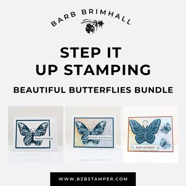 Beautiful Butterflies Bundle Step It Up Stamping Instructions