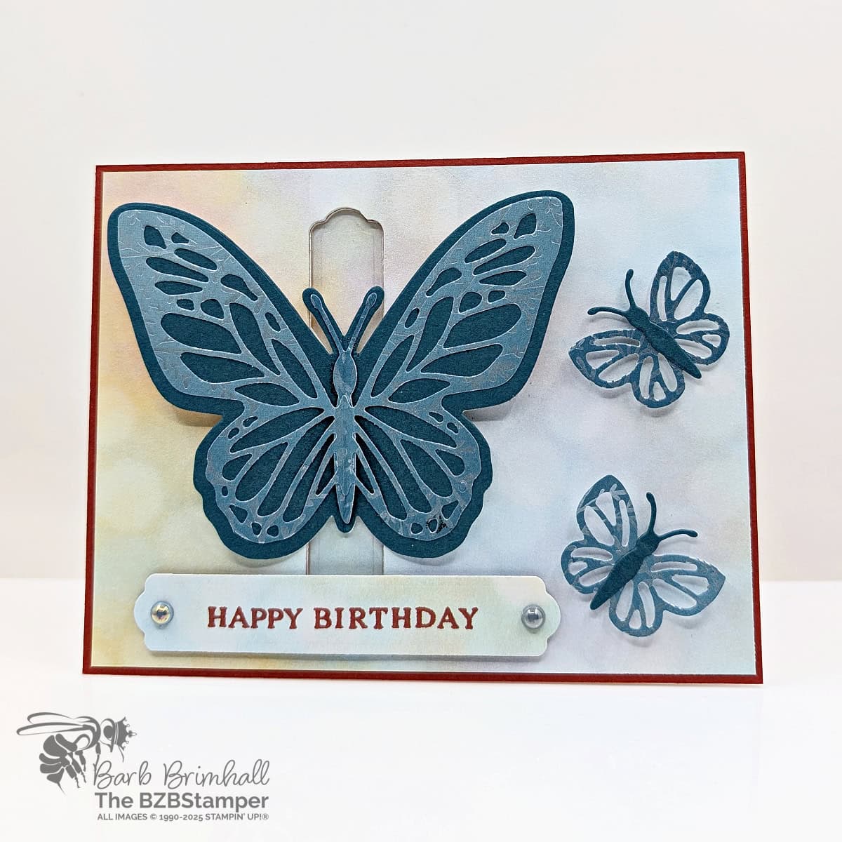 3 Cards using the Beautiful Butterflies Bundle - Barb Brimhall, The ...
