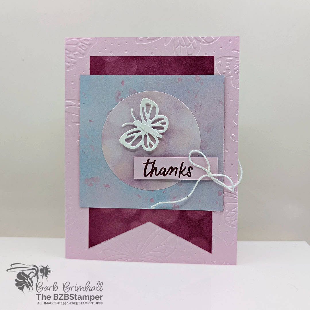 5 Minute Thank You Card Using Card Sketch 38