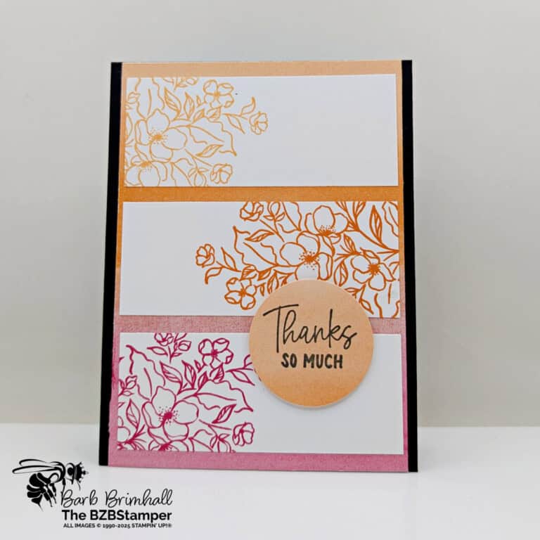 Memorable Blooms Thank You Card
