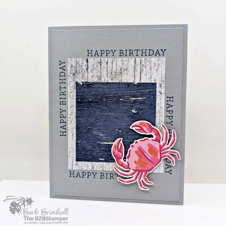 5 Minute Birthday Card Using Card Sketch 44