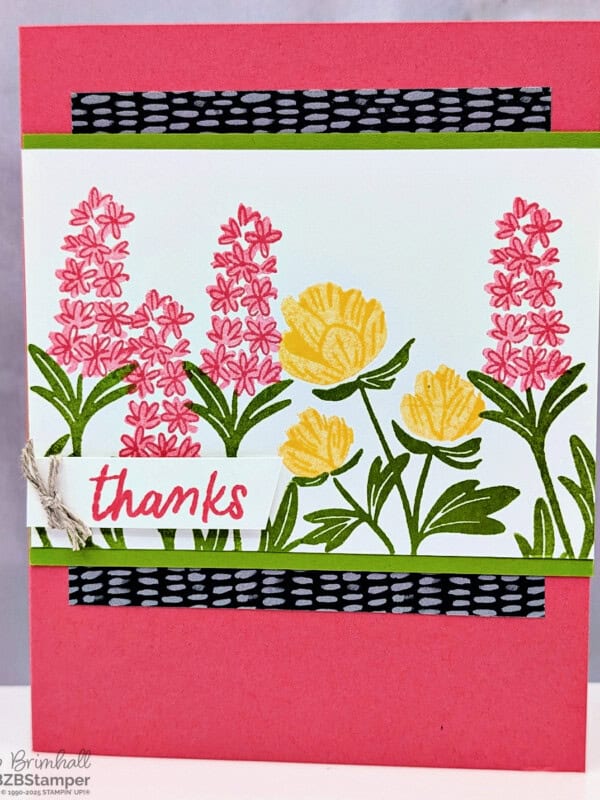3 Cards using the Pretty Florals Bundle