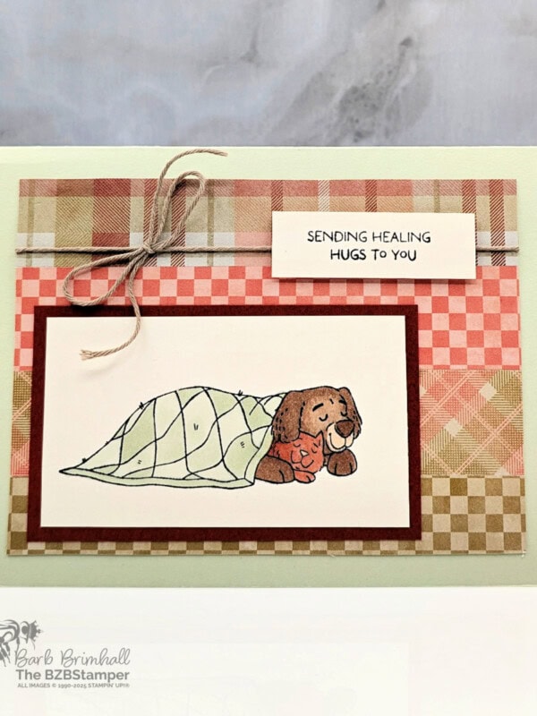 3 Cards using the Hugs and Healing Stamp Set
