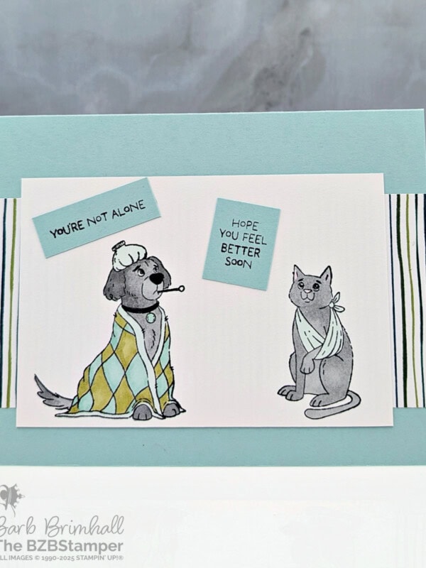 Feel Better Card using the Hugs and Healing Stamp Set