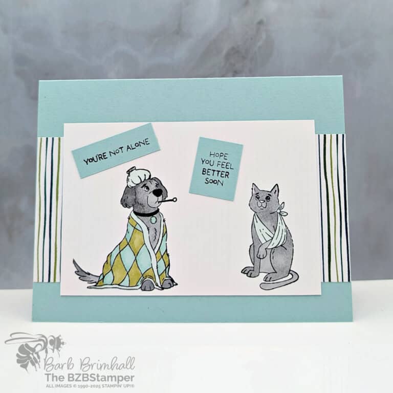 Feel Better Card using the Hugs and Healing Stamp Set