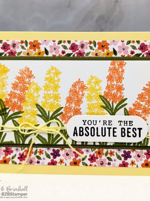 Easy Pretty Florals Thinking of You Card