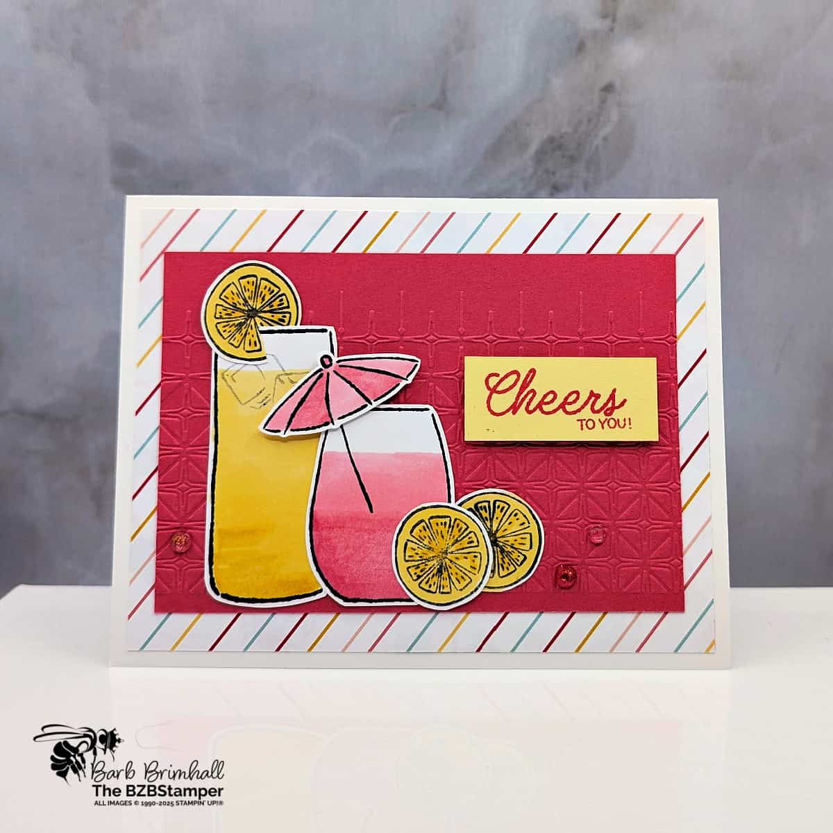 3 Cards using the Cheers and Sips Bundle 1 3 Cards using the Cheers and Sips Bundle