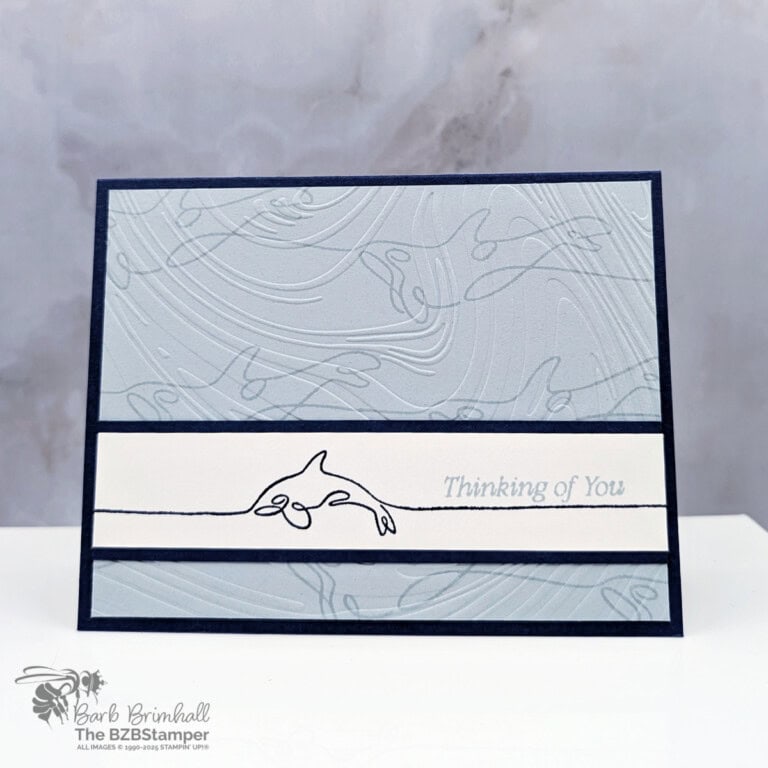 Clean and Modern Dolphin Card for Any Occasion