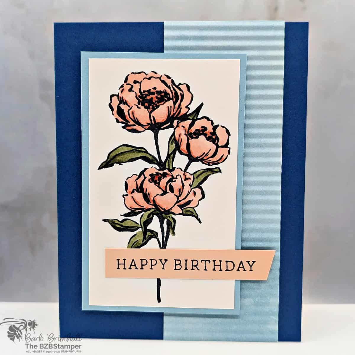 3 Cards using the Gallery Blooms Bundle