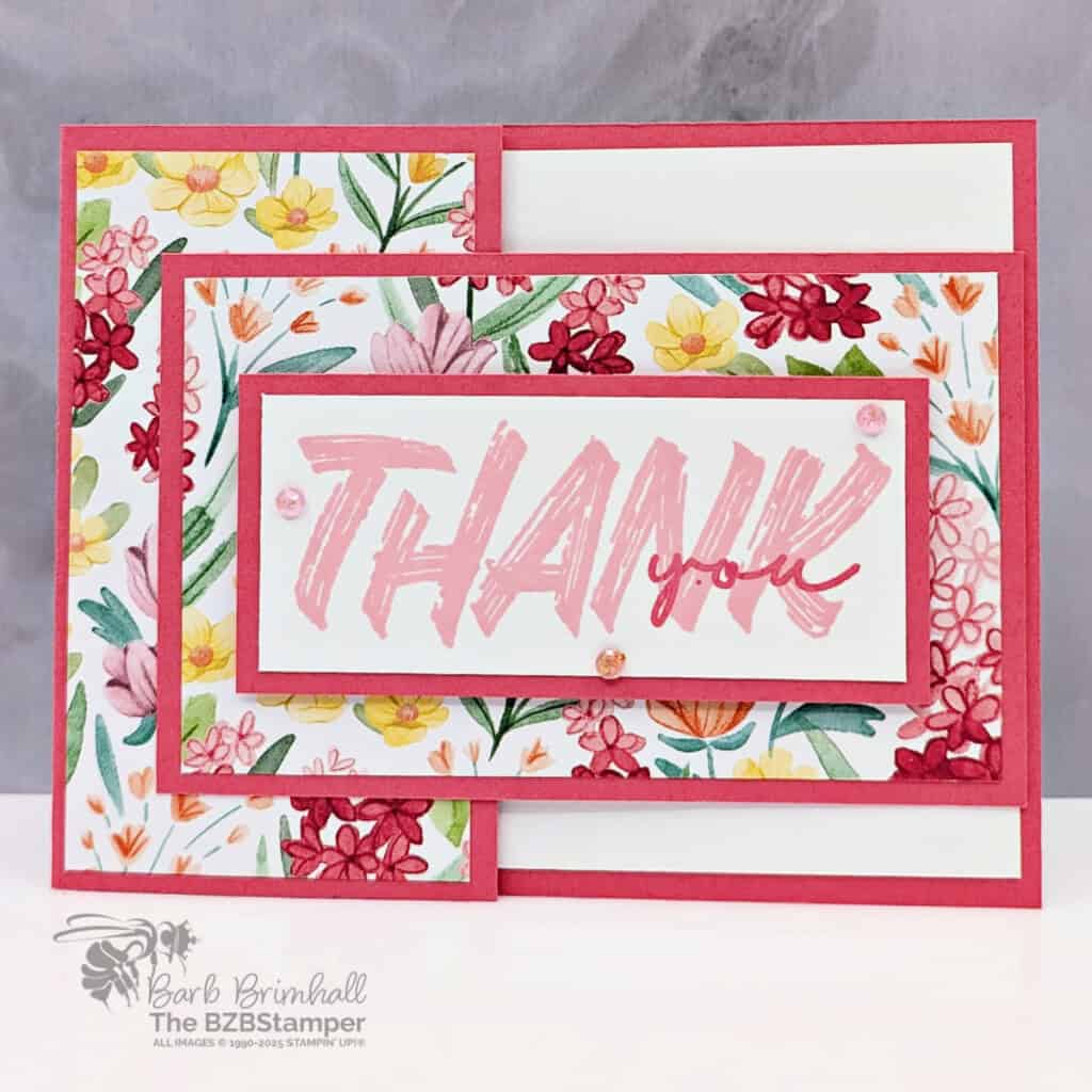 Coffee and a Card using Layered Thoughts Stamp Set