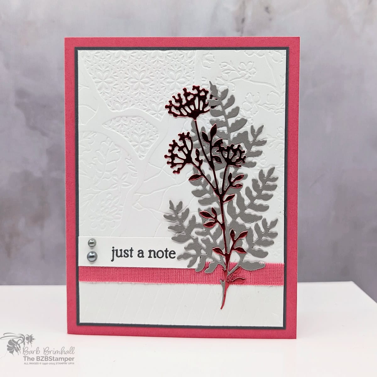 Just a Note Made With the Beautiful Motifs Bundle