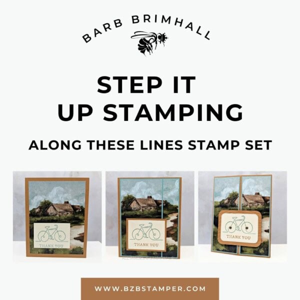 Step It Up Stamping Along These Lines Tutorial
