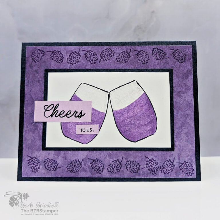 Cheers to Us with the Cheers and Sips Stamp Set
