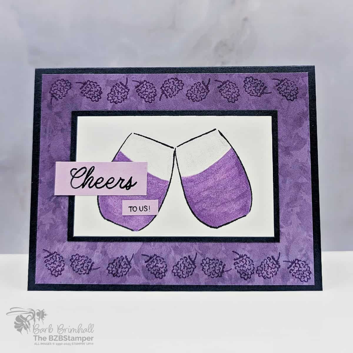 Cheers to Us with the Cheers and Sips Stamp Set