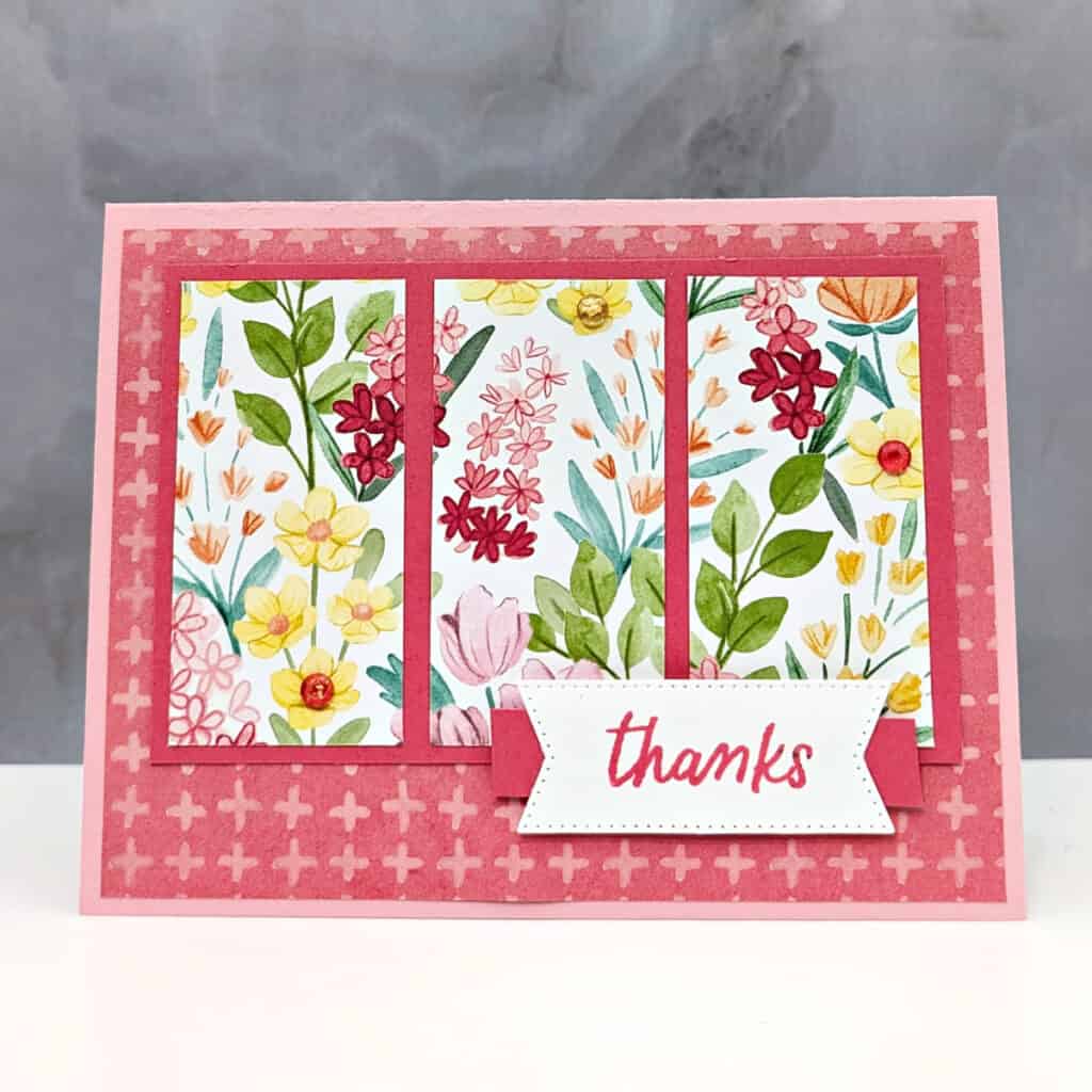 Coffee and a Card with the Florals In Bloom Paper