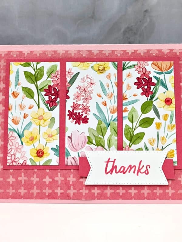 Coffee and a Card with the Florals In Bloom Paper