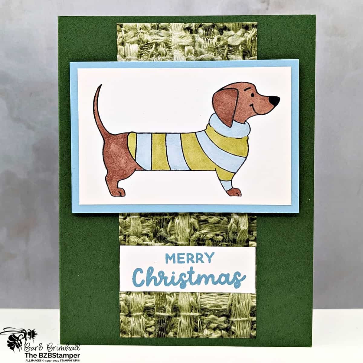 070625 stampin up long time no see dog sius 1bb