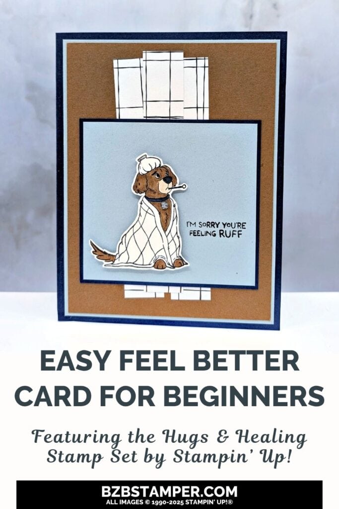 Simple Card using the Hugs and Healing Stamp Set 5 070525 stampin up hugs and healing pin1