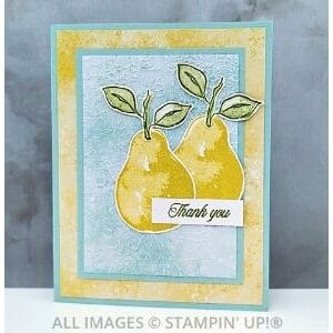 071325 stampin up perfectly pears collage