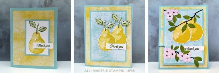 3 Cards using the Perfectly Pairs Bundle