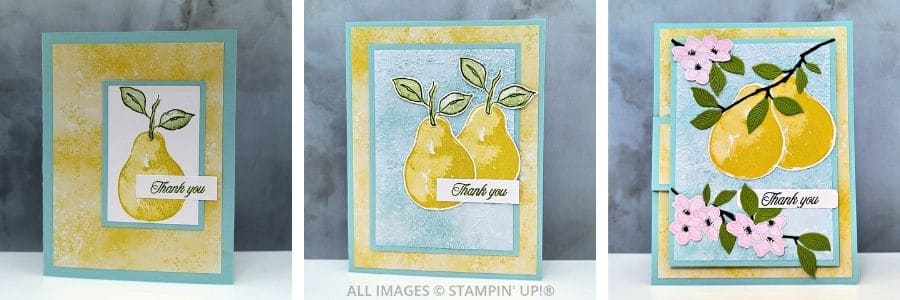 3 Cards using the Perfectly Pairs Bundle