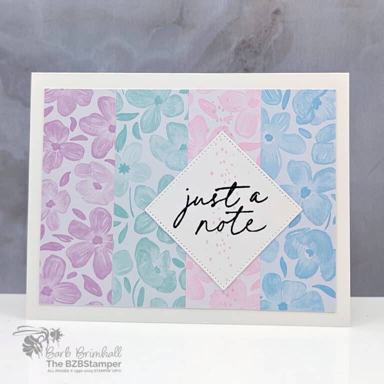 Just a Note with the Notes and Totes Stamp Set