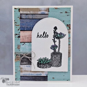 080625 stampin up coffee card rustic centerpieces