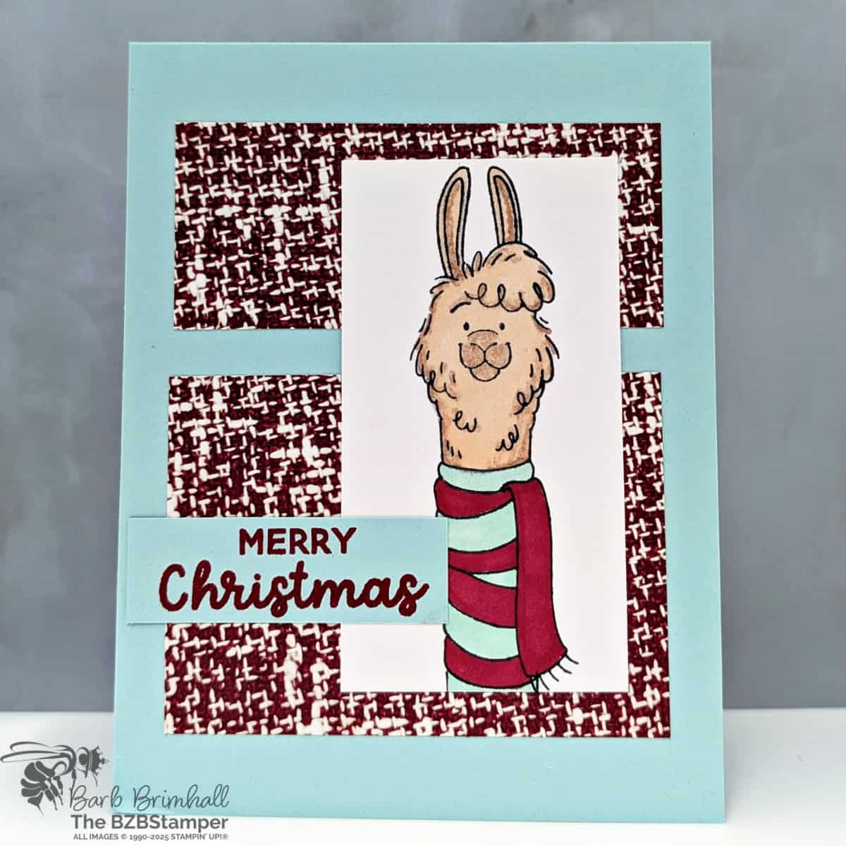 081725 stampin up long time no see llama 1bb