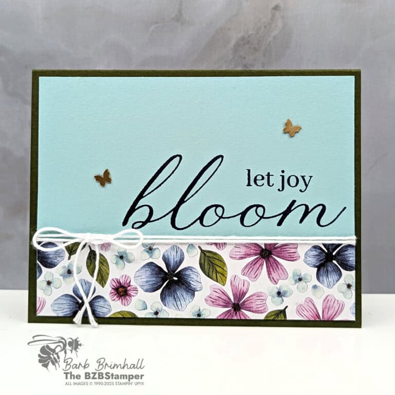 Let Joy Bloom with the Sweet Blooms Stamp Set