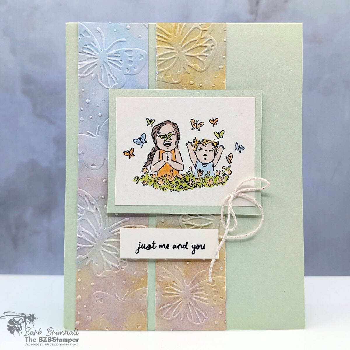 3 Cards using the Just Me and You Stamp Set