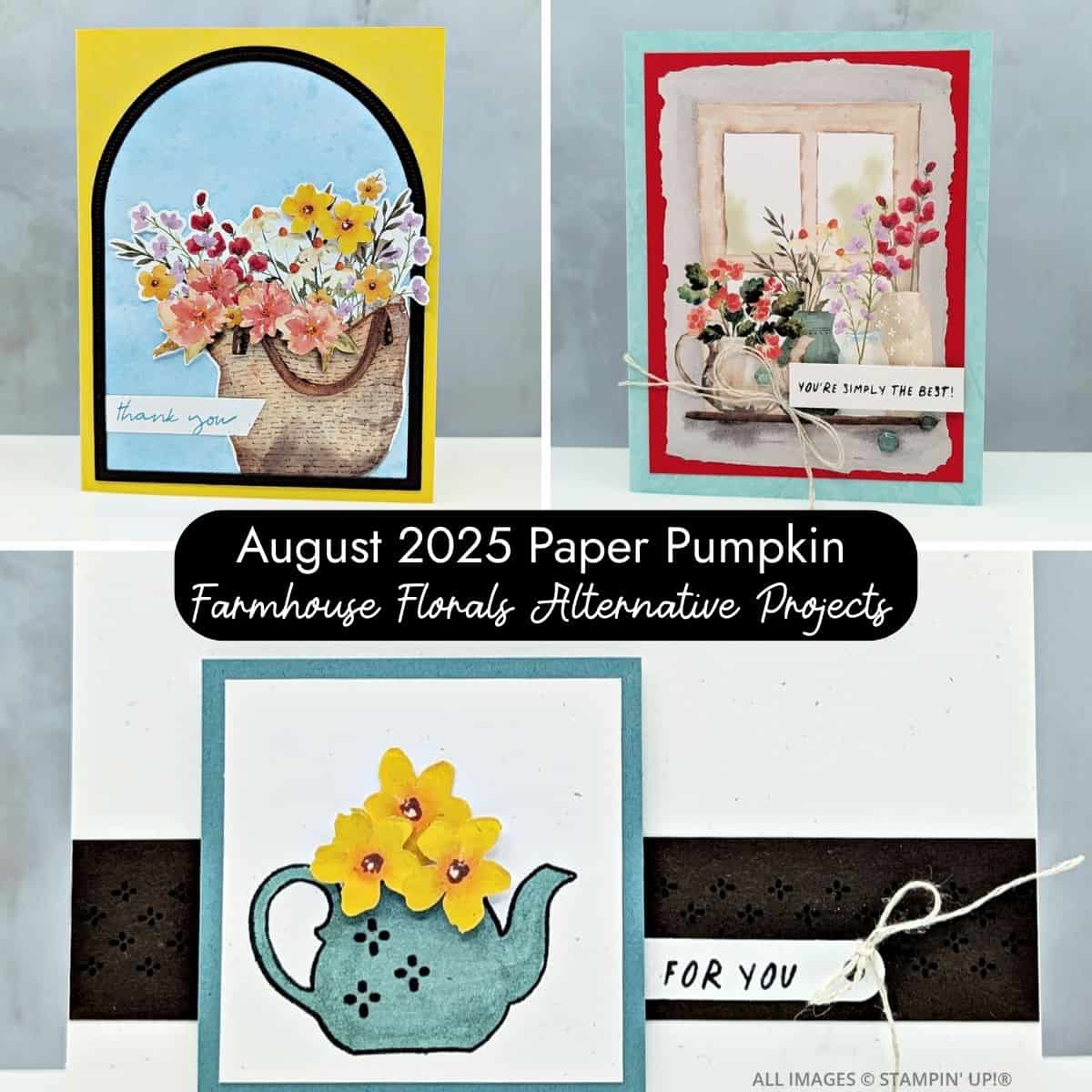 August 2025 Alternative Paper Pumpkin Projects