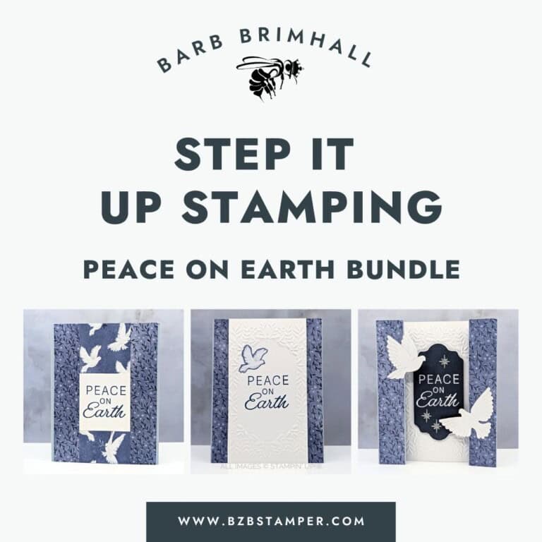 Step It Up Stamping Peace On Earth Tutorial