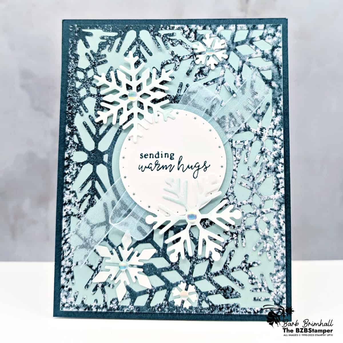 091425 stampin up snowflake kisses sius 3qb