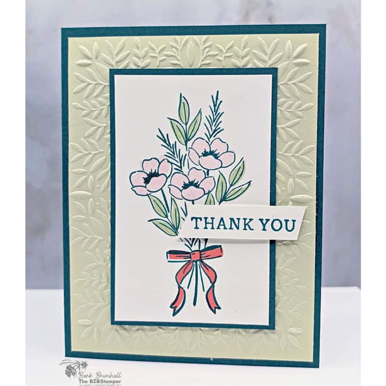 Coffee and a Card with the Christmas Greenery Set