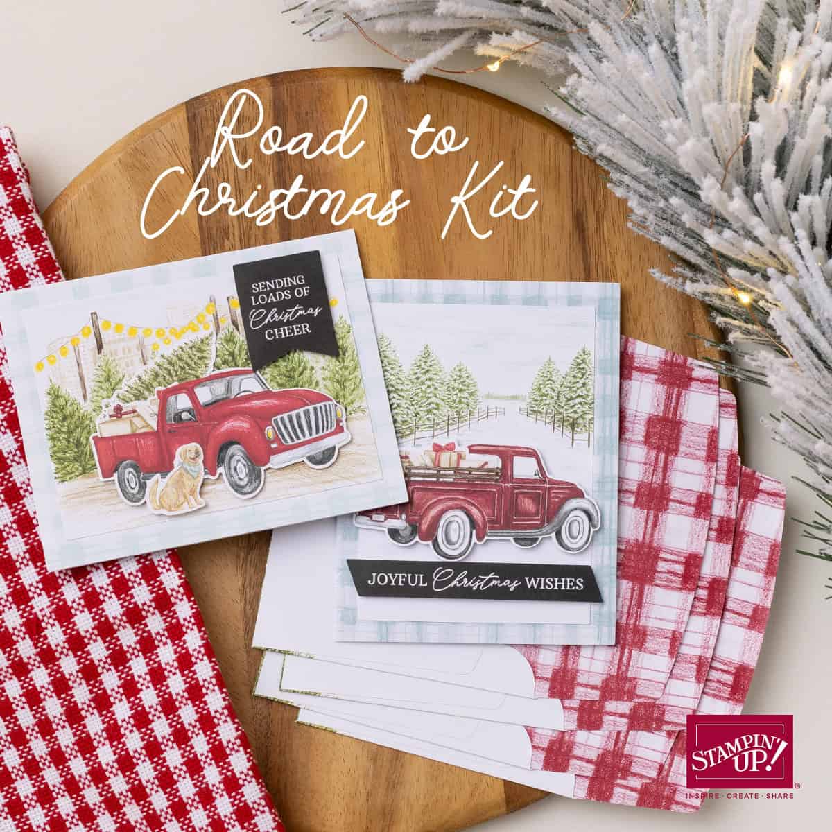 Road To Christmas Card Kit