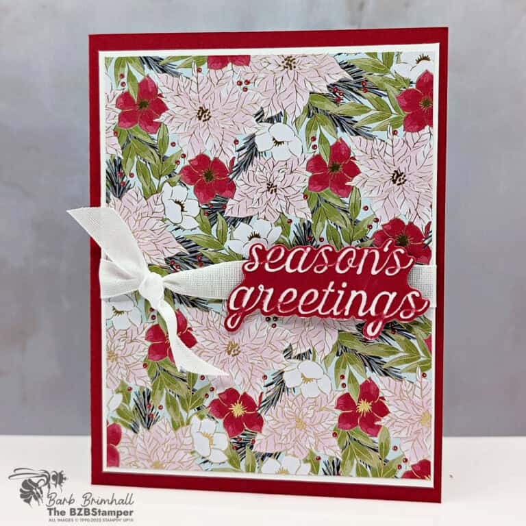 Christmas Words Collage Hybrid Embossing Folder