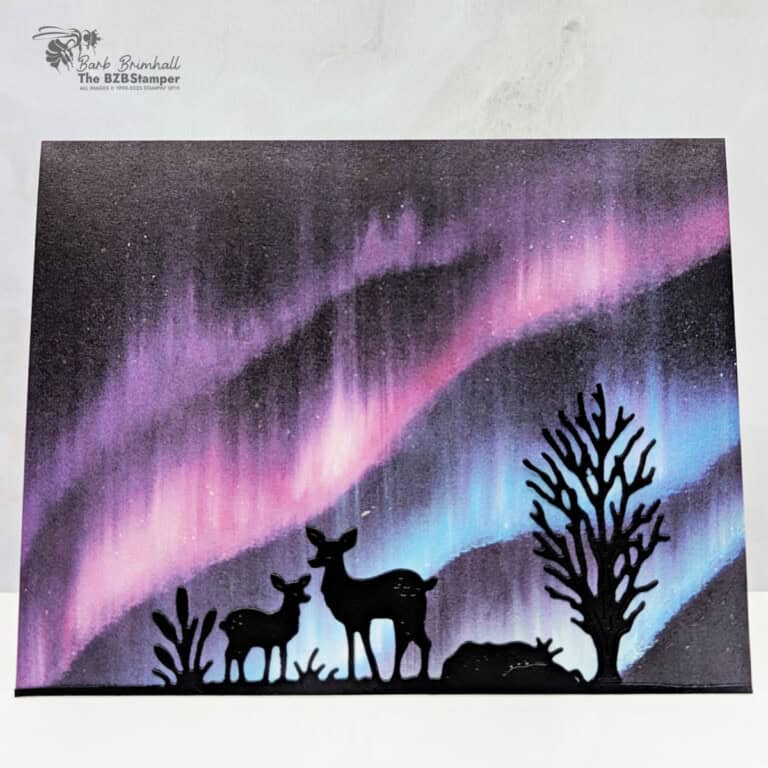 Magical Scenic Card using the Autumn Trees Dies