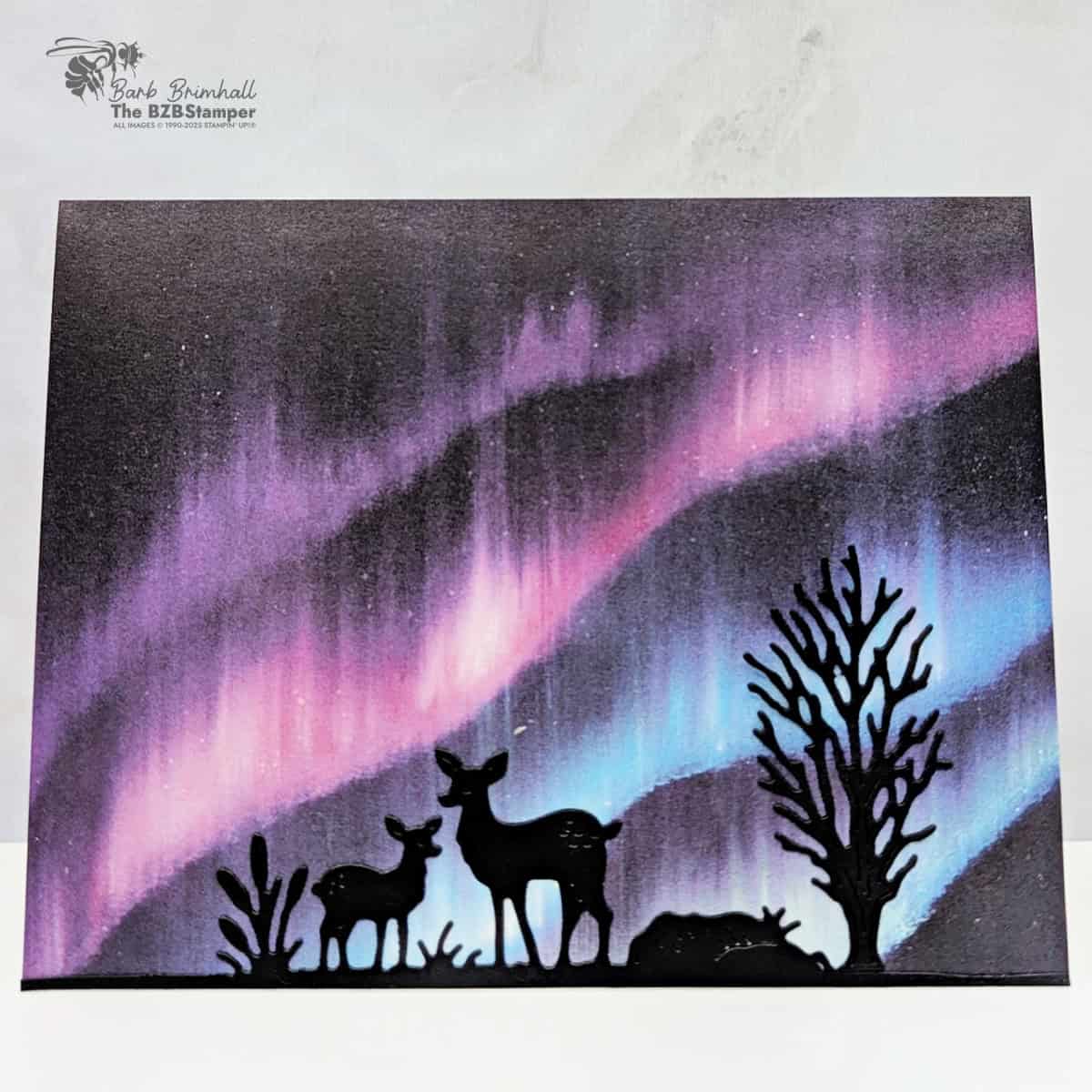 Magical Scenic Card using the Autumn Trees Dies