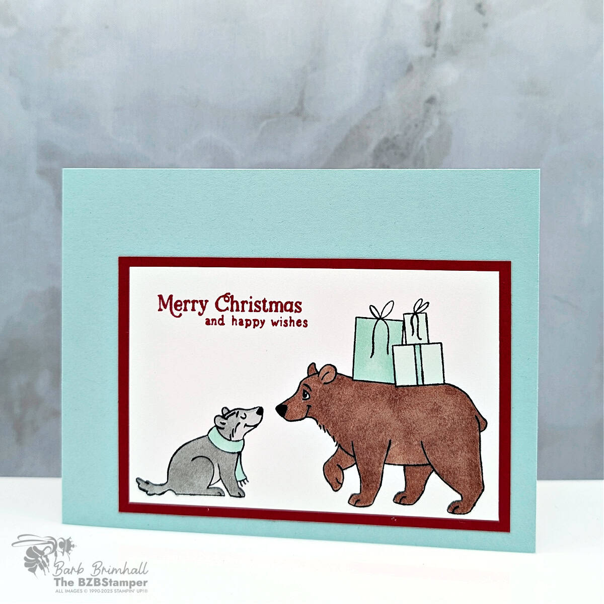101225 stampin up jolly delivery sius 1bb